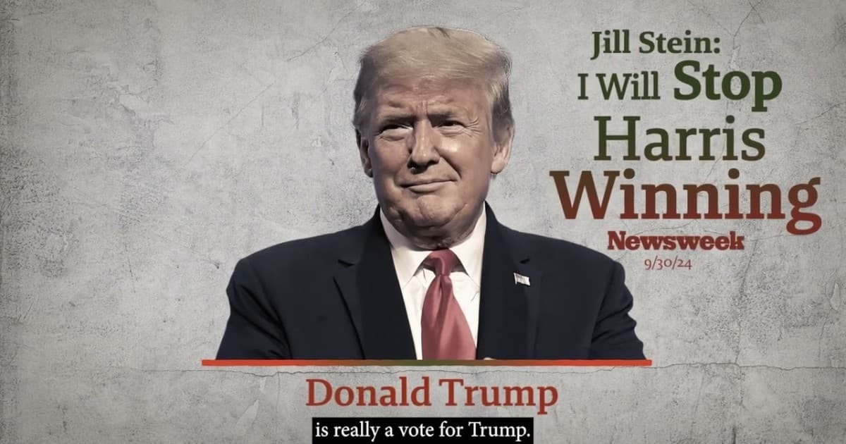 An ad that targeted Jill Stein in swing states including Michigan, warning voters that, “A vote for Jill Stein is a vote for Trump.”